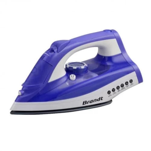 Fer à repasser BRANDT 2200W - Blanc & Violet Fer à repasser BRANDT 2200W - Blanc & Violet